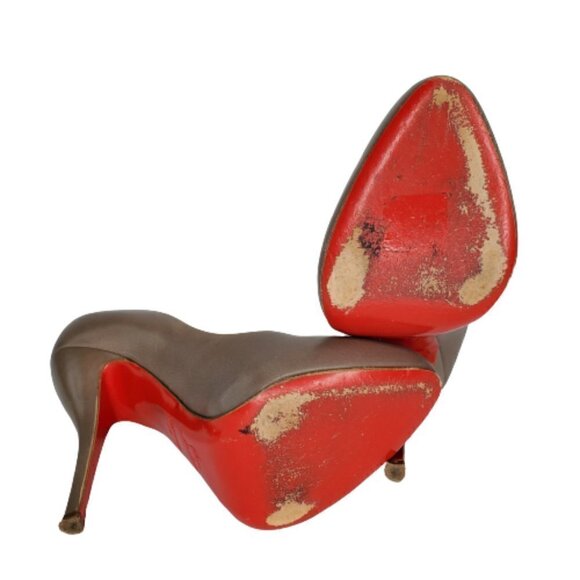 Christian Louboutin Feticha 120 Leather Pumps - Picture 5 of 6